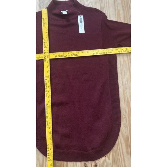 NWT Chico's Womens Sz 0 Knit Turtleneck Pullover Sweater Cotton Acrylic Poly - Picture 8 of 9